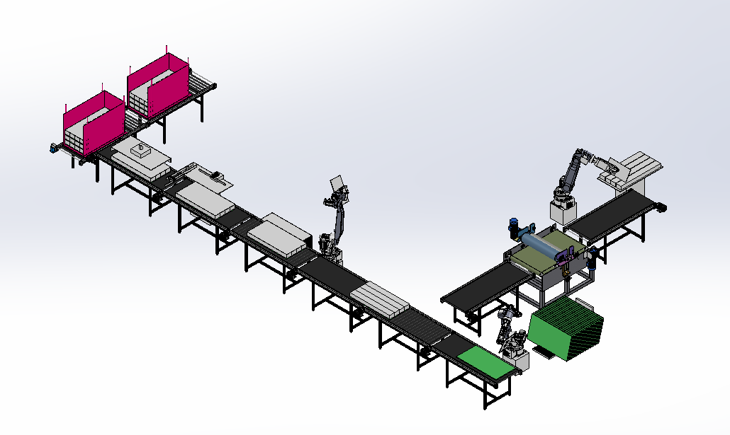 理石幕墙板加工线