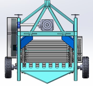 土豆马铃薯收货机