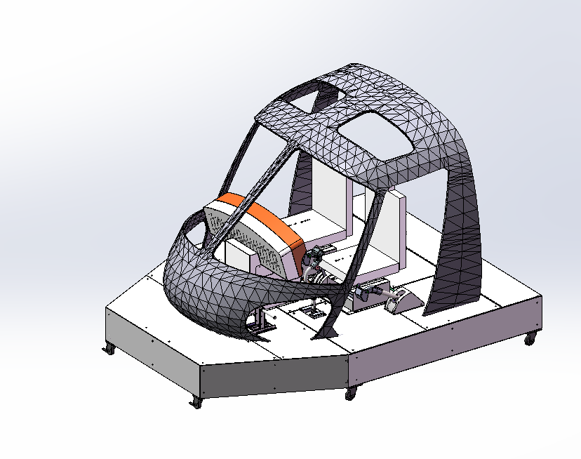 机舱头部三维模型