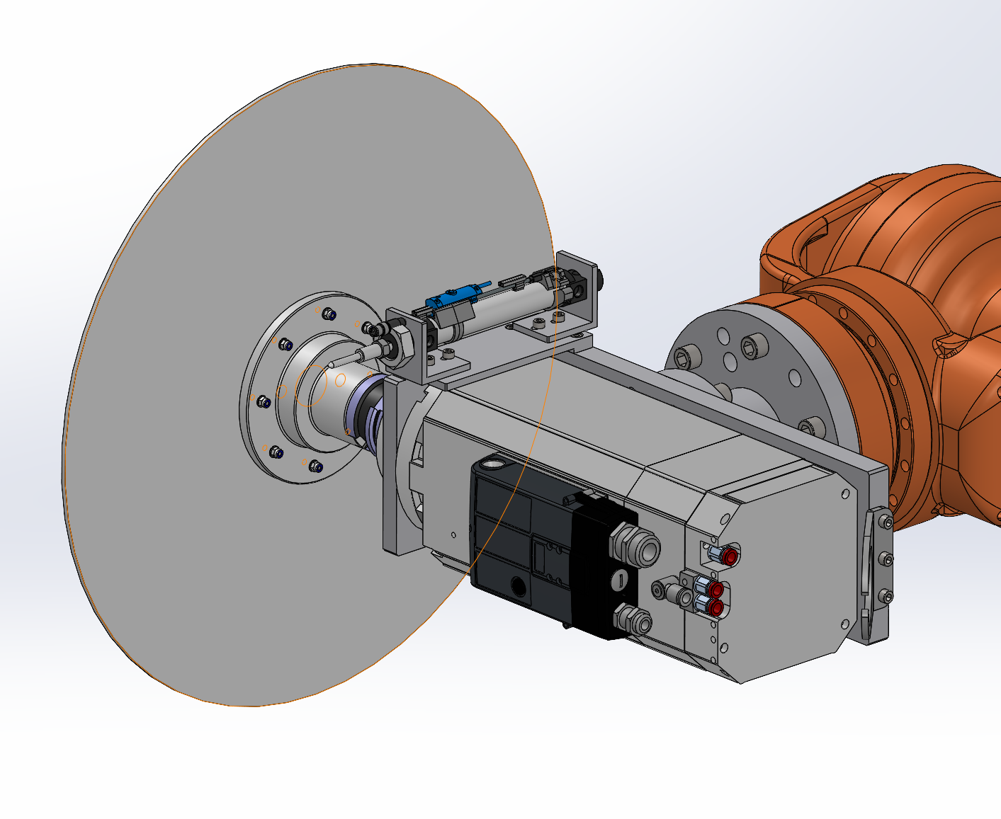壳体铝合金切割打磨项目