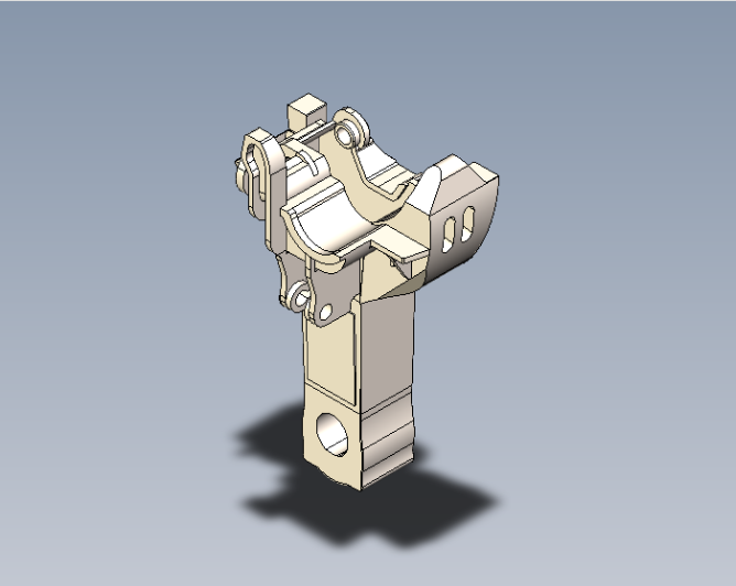 17号车钩三维Solidworks