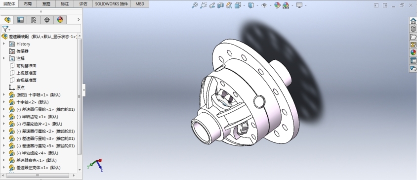 Solidworks 差速器