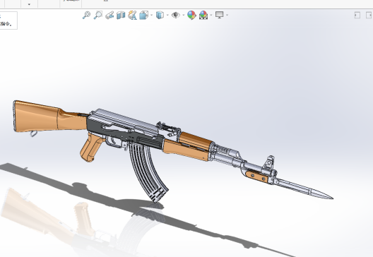 ak-47突击步枪模型