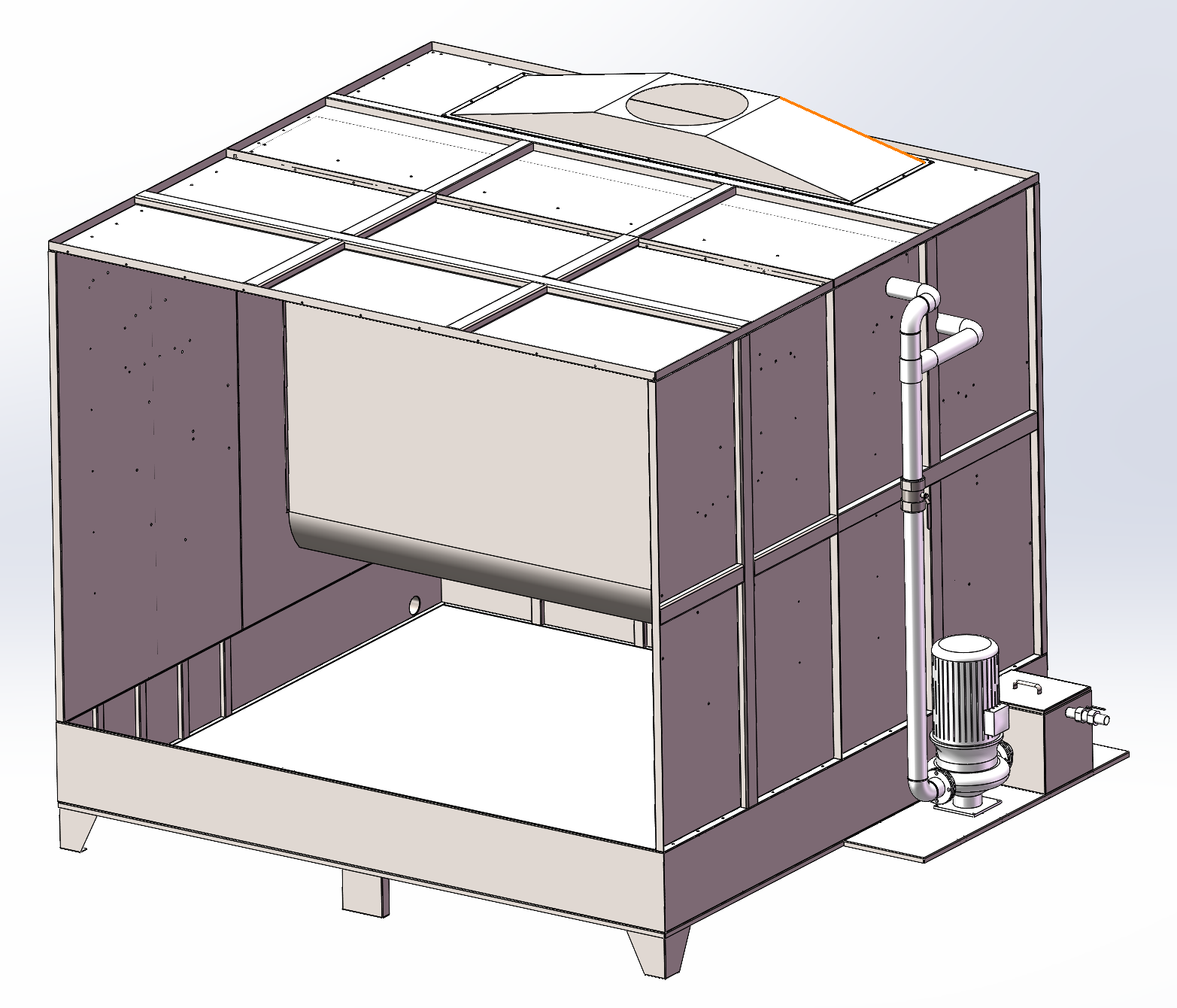 水帘喷漆室机器人自动化喷涂