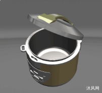 电饭锅3D模型
