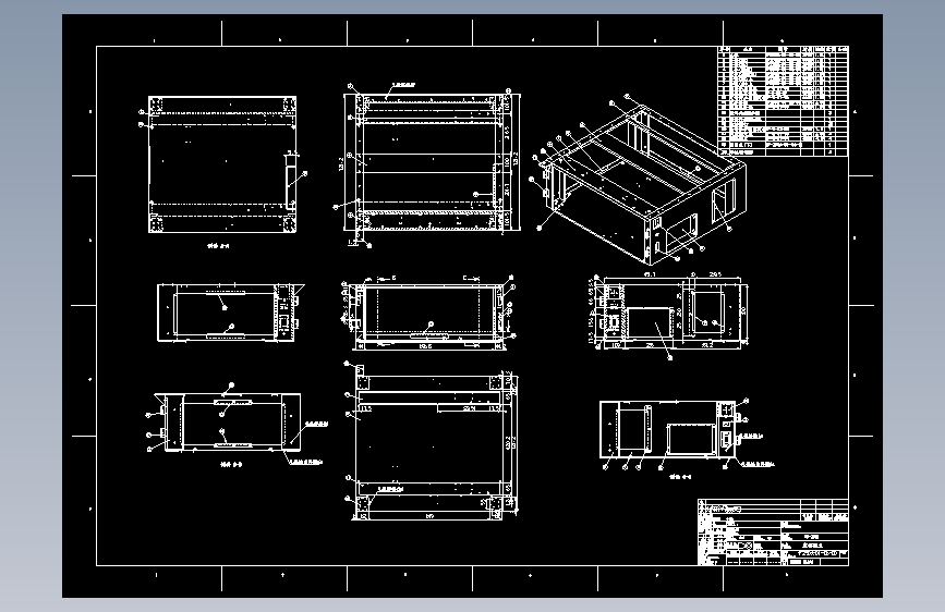 MT250A 药品光稳定实验箱CAD