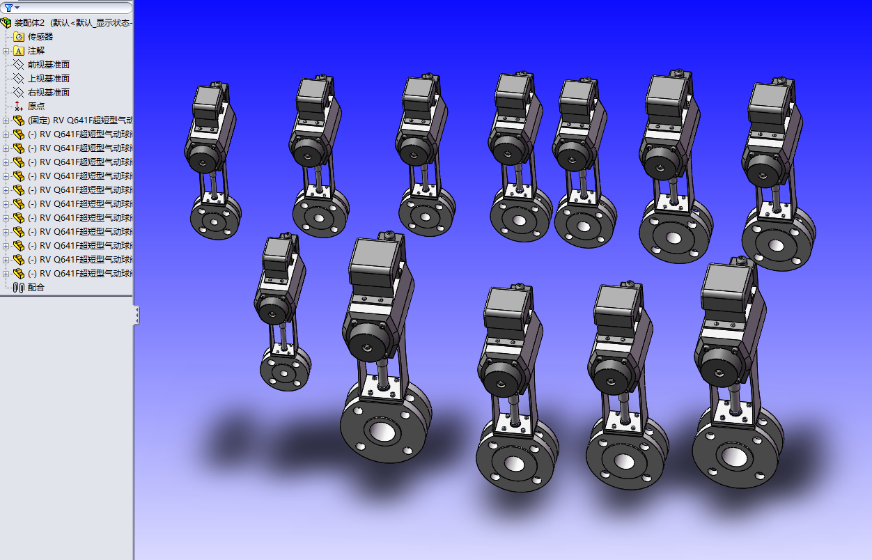 12款RV Q641F超短型气动球阀