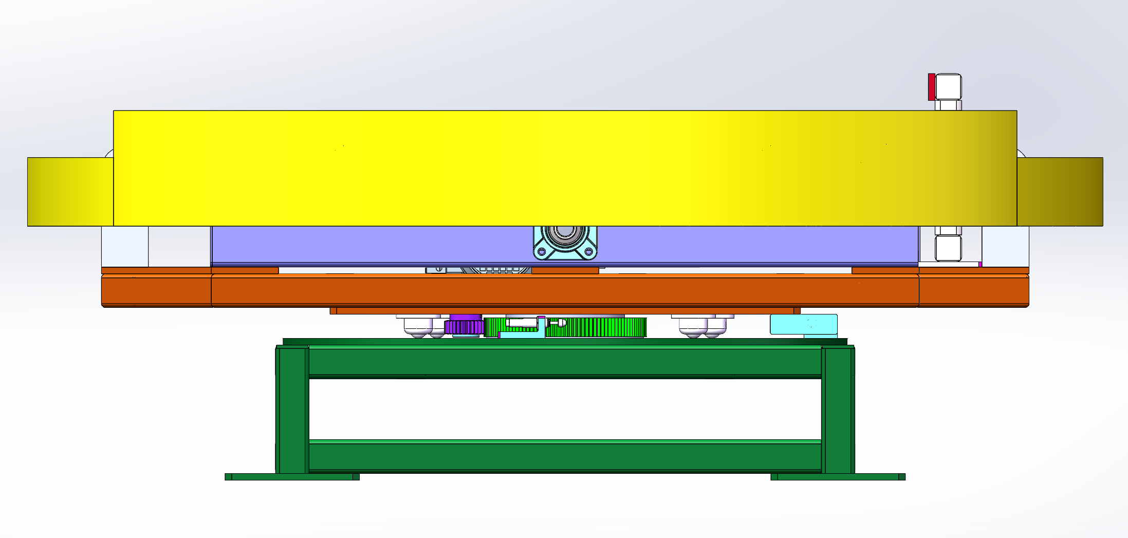 90度旋转输送滚筒线