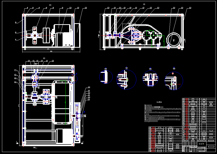 钢筋切断机CAD