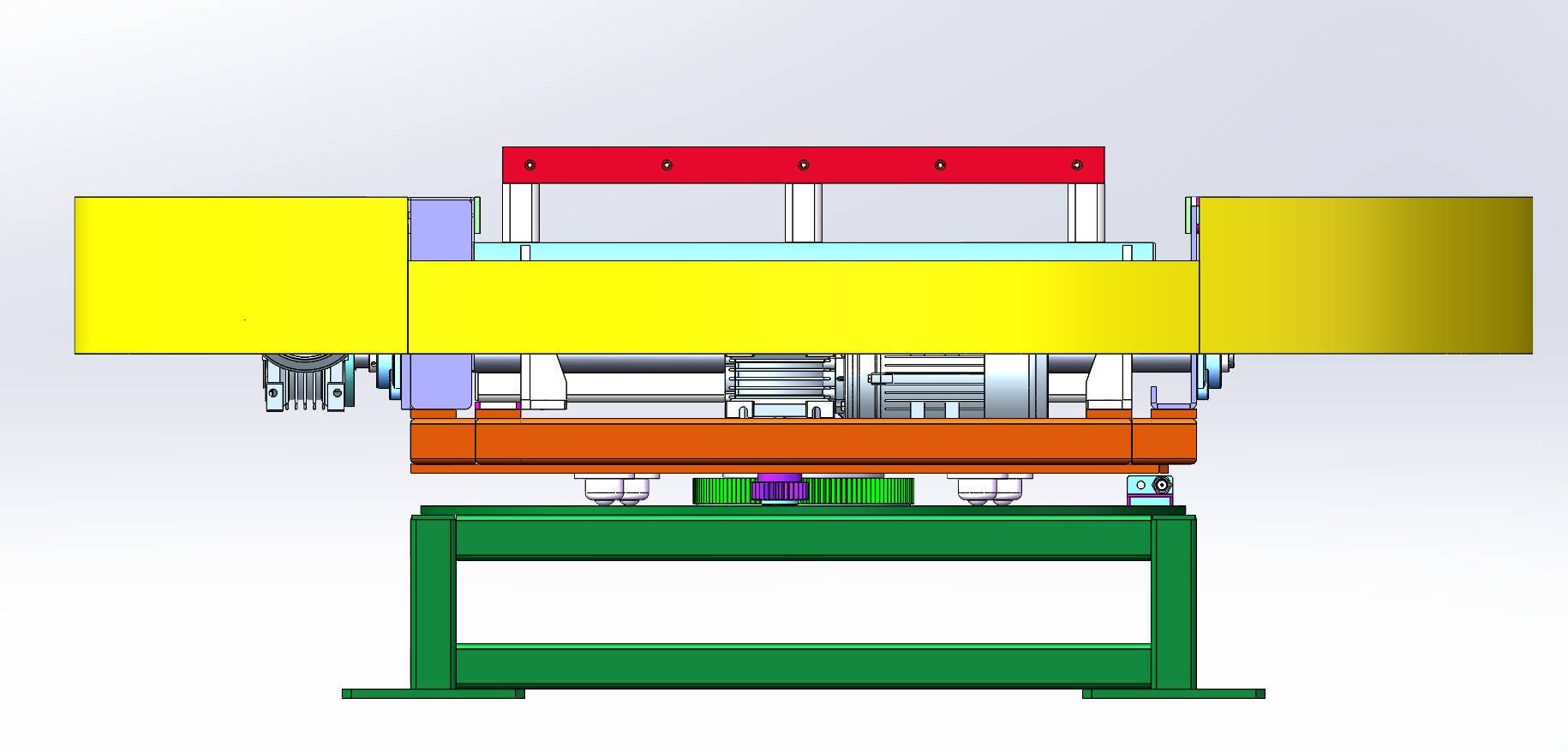 90度旋转输送滚筒线