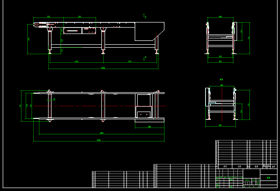 运输分拣机CAD