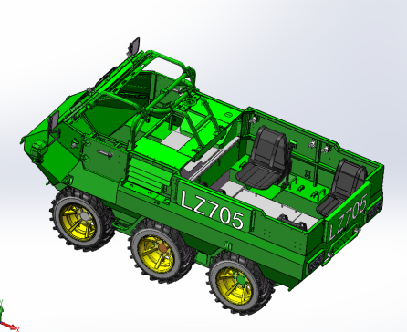 CS／VP16B型山猫6×6全地形总装  STEP