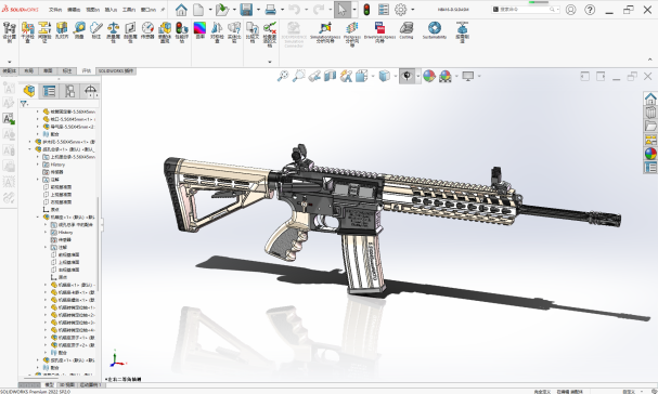 HK416-D建模模型