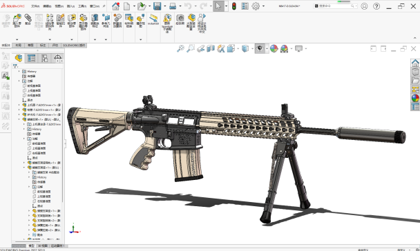 HK417-D建模模型