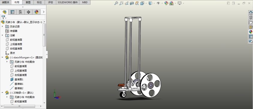 Solidworks无碳小车