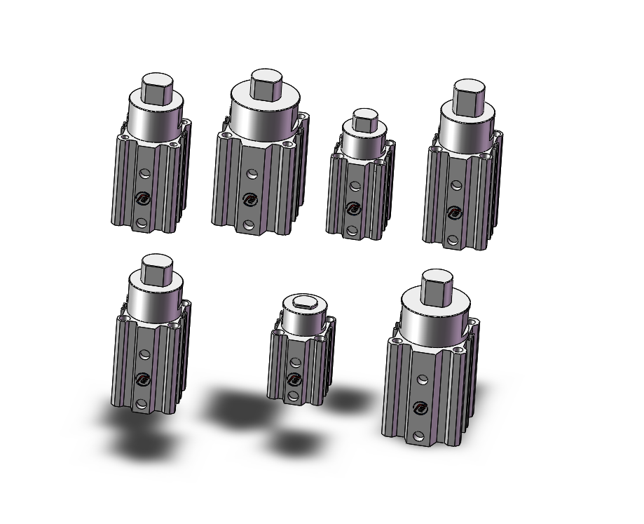 7种RSQ(32~50)止动气缸(扁柱型)