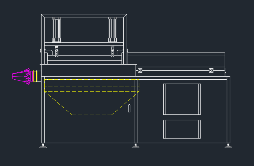 灌装机密封接头组件二维图纸