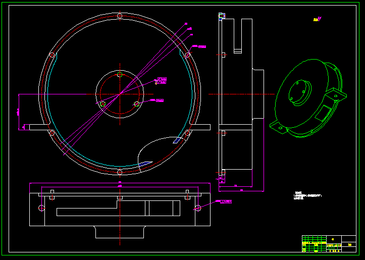 简易排种器(原创)用于排种花生的排种器设计含三维图