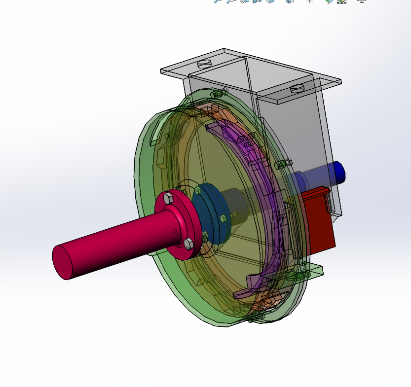 简易排种器(原创)用于排种花生的排种器设计含三维图
