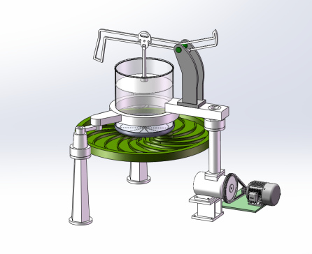 茶叶揉捻机构设计炒茶机二维三维说明书