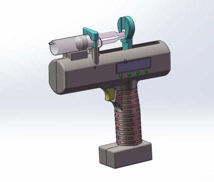 手枪式自动定量注射器模型