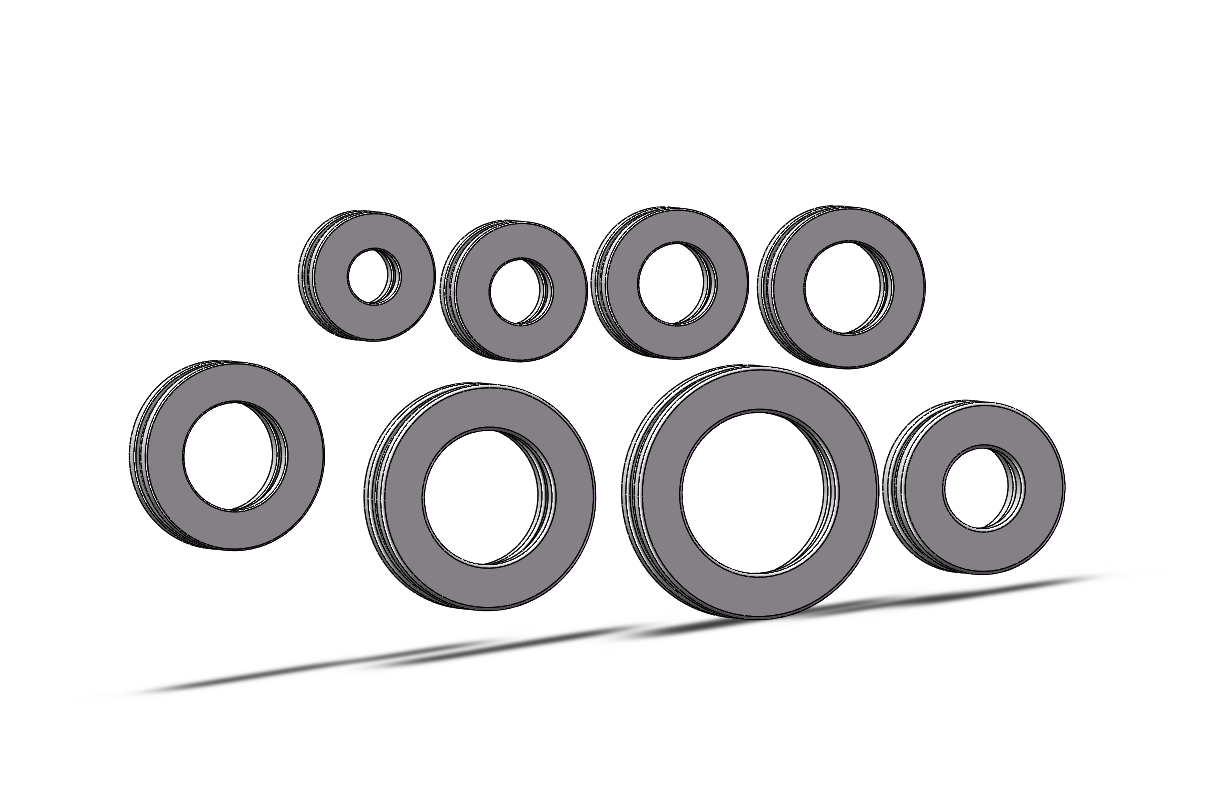 8款ZB推力球轴承