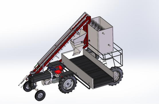 胡萝卜收获机收集装置设计含三维SW模型+CAD图纸+说明书