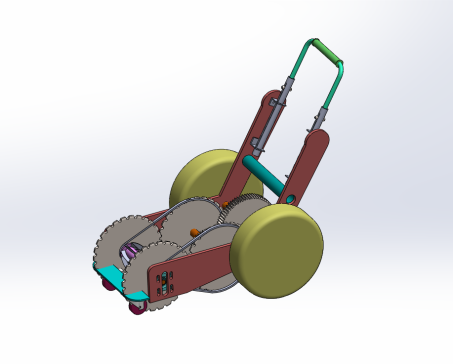 环保型剪草机设计CAD+三维模型+说明书全套