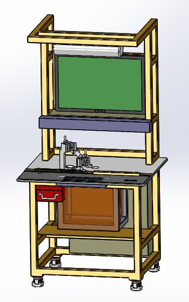 工作台3D模型