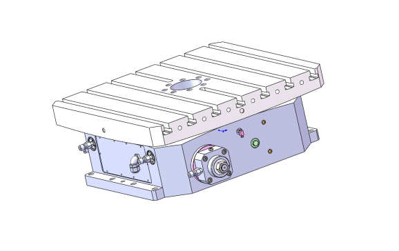 HCT-600-700X700方台分度盘翻转台重型转台焊接转台电机转台重载转台高精度转台凸轮转台