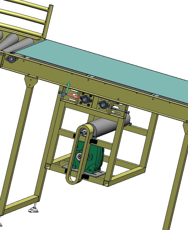 180度转弯皮带+辊筒输送机