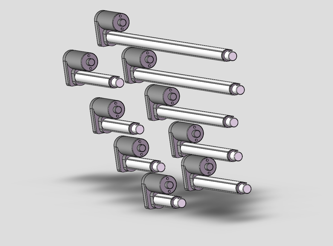 9款FD3电动推杆模型