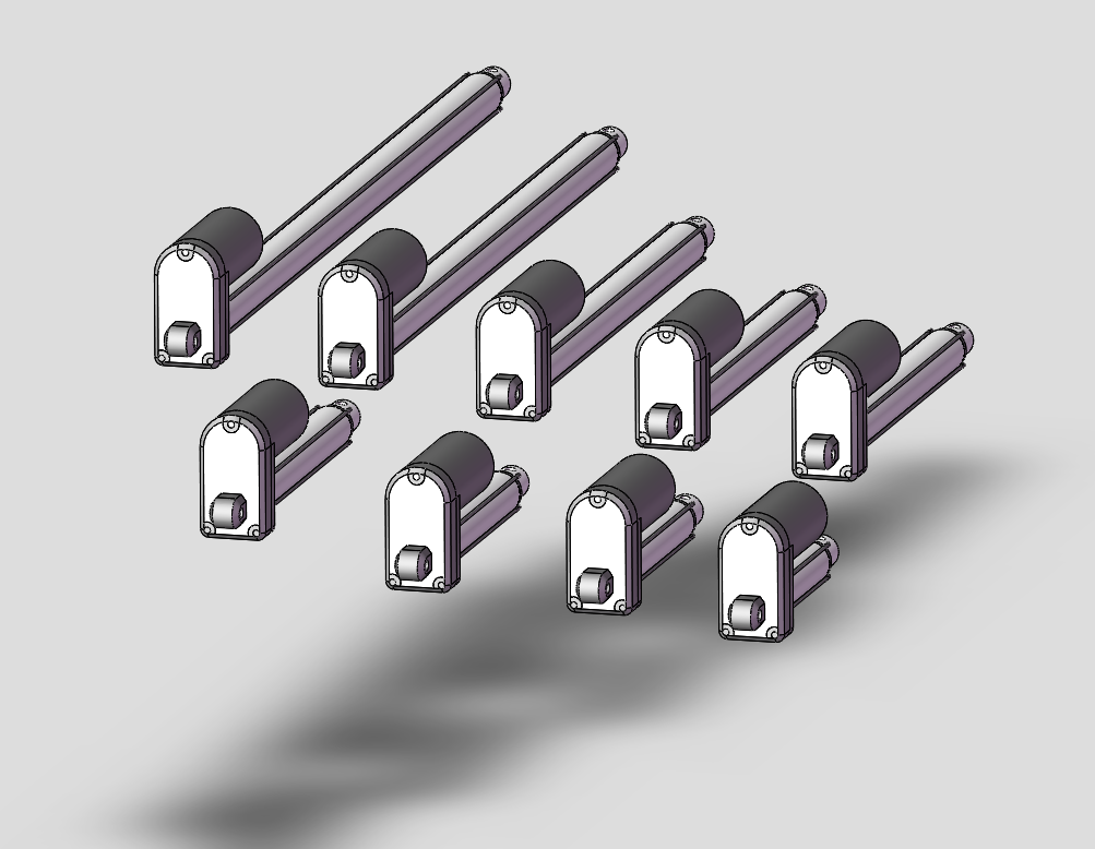 9款FD3电动推杆模型