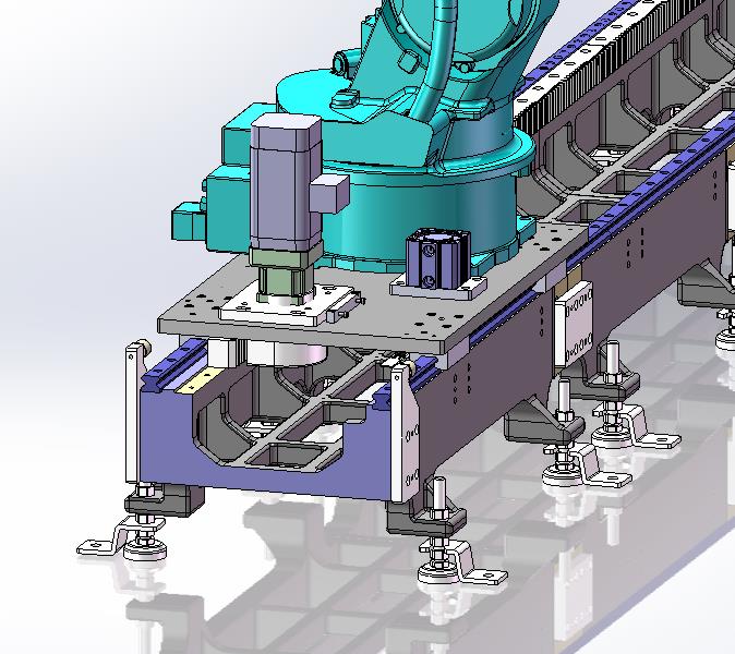 齿轮齿条底座移动式焊接机械手