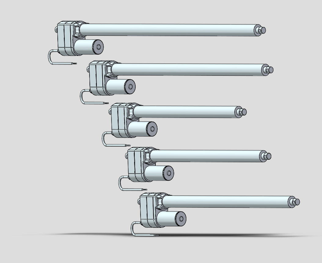 4款YH8-521简易电动推杆配直流电机