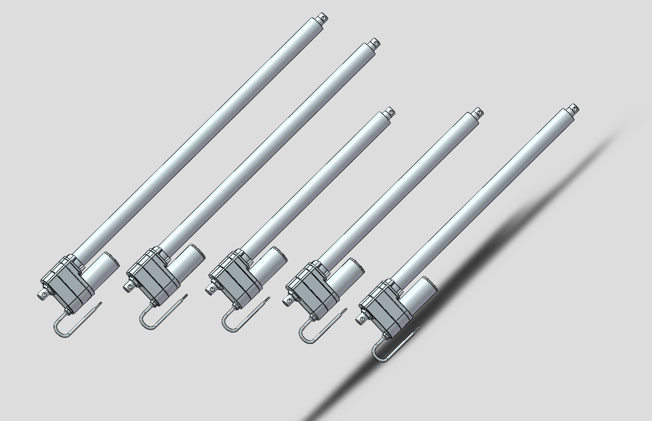 4款YH8-521简易电动推杆配直流电机