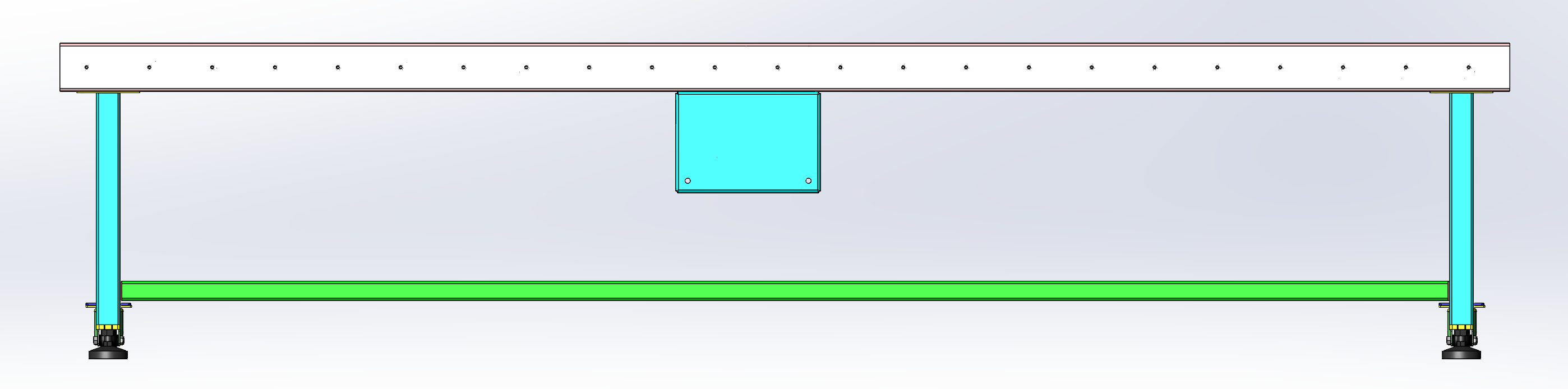 长3000宽600高650辊道线
