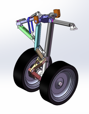 飞机起落架设计（含动画仿真）