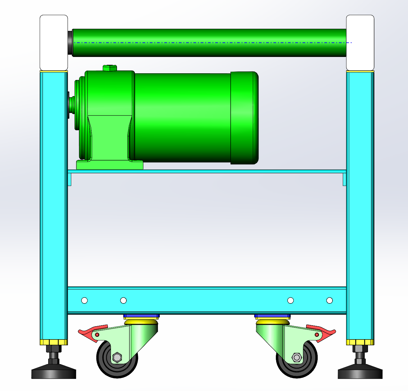 长3000宽600高650辊道线
