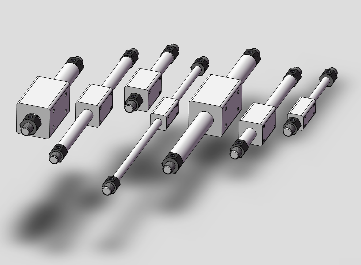 7款CY1B6•10•15磁偶式无杆气缸