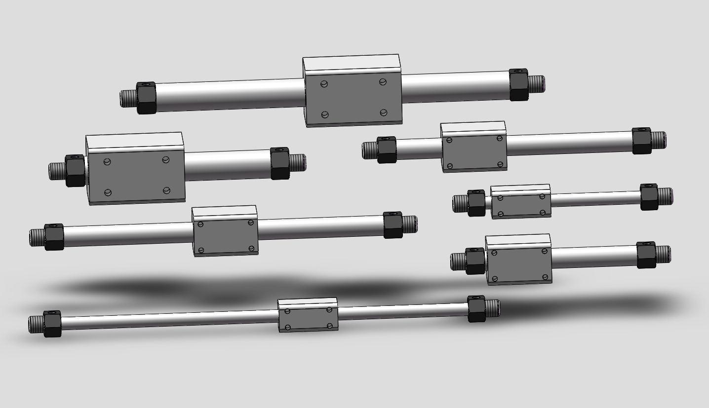 7款CY1B6•10•15磁偶式无杆气缸