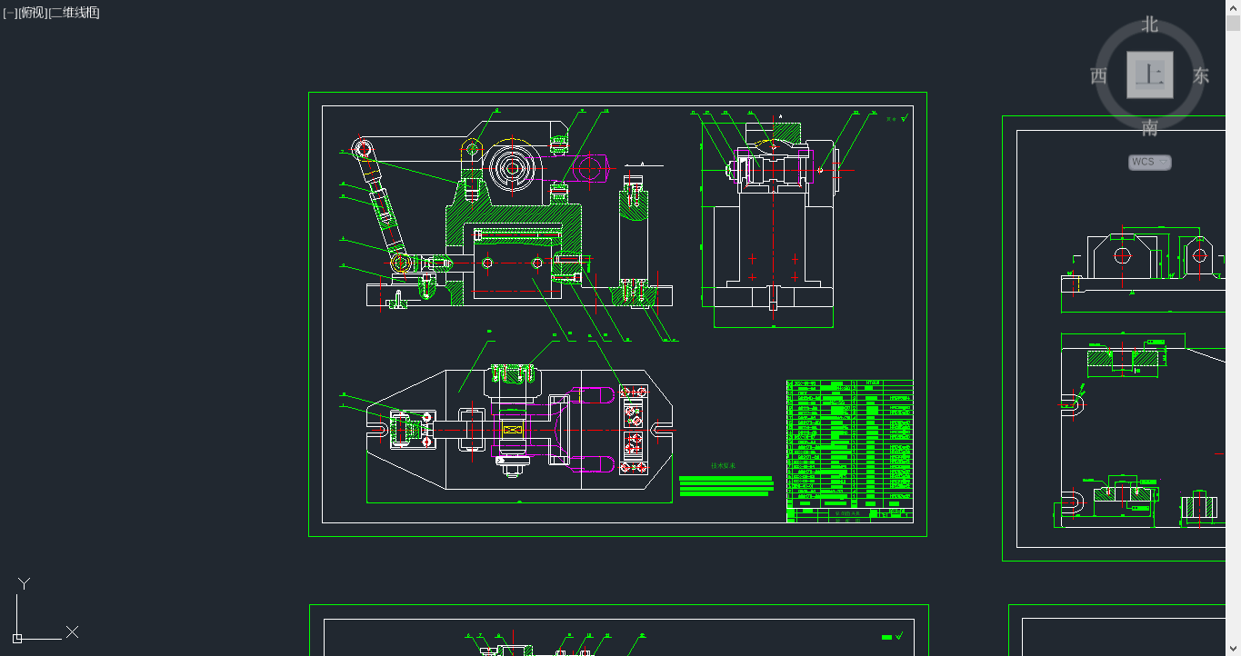 钻30孔夹具装配图