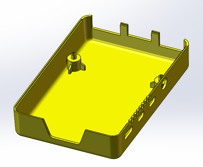树莓派 4 外壳注塑模具