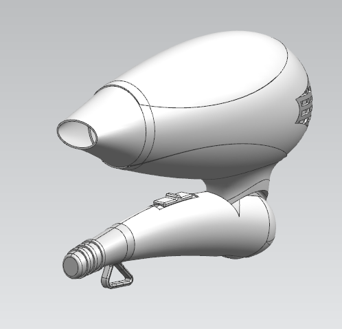 吹风机UG建模