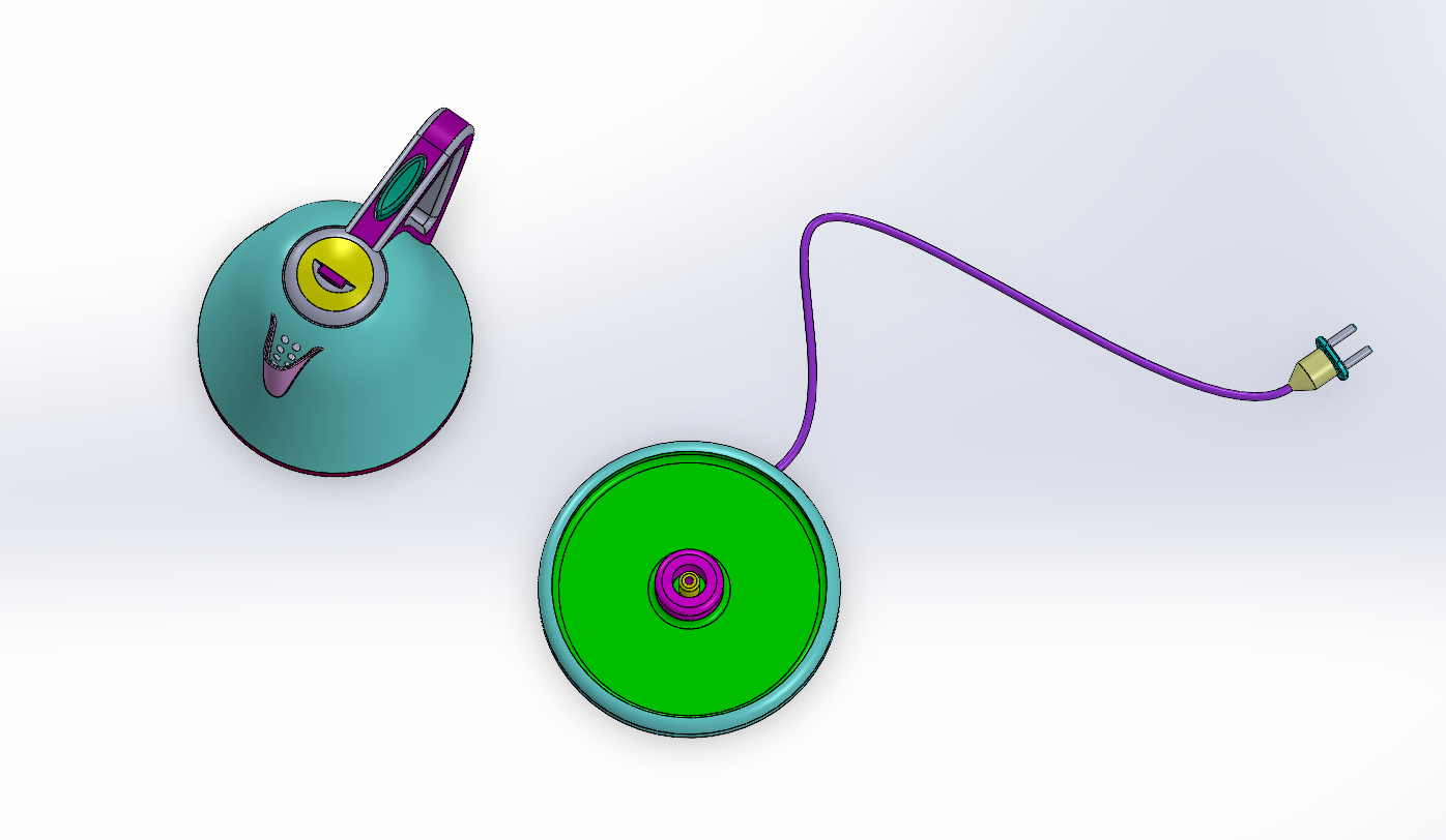 一款热水壶模型