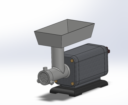 一款绞肉馅机模型