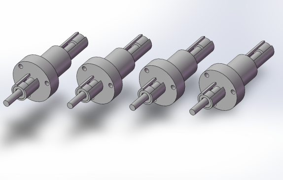 4款SR04线性执行器组件模型