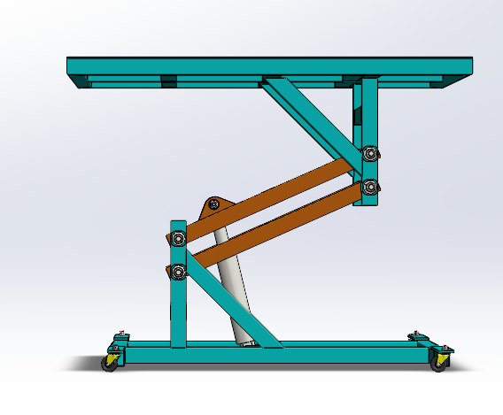 可调高度工作台(液压千斤顶)