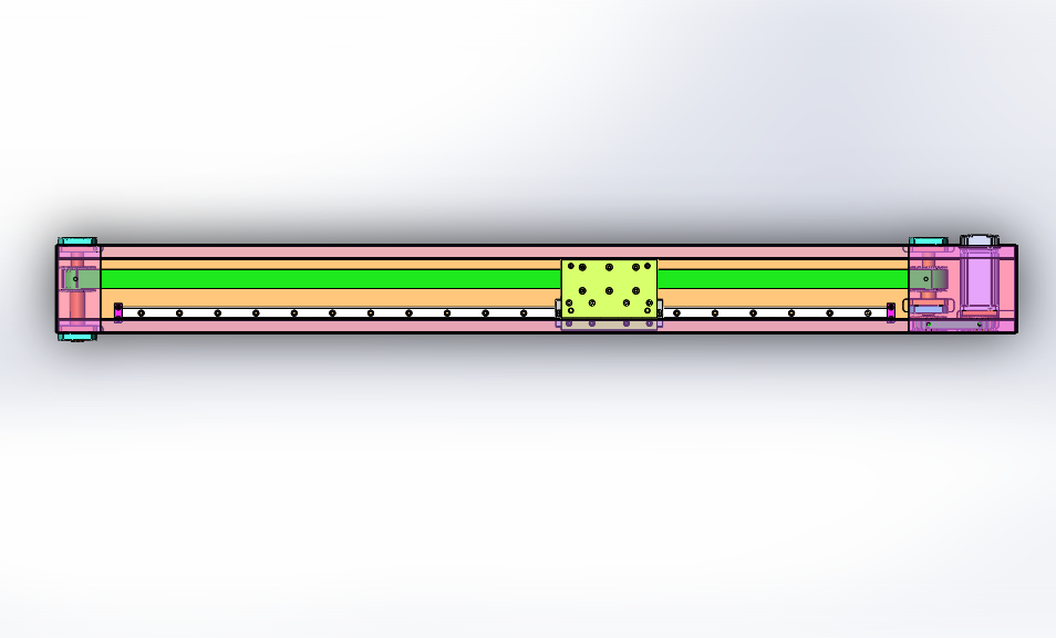 伺服同步带传动滑台模组