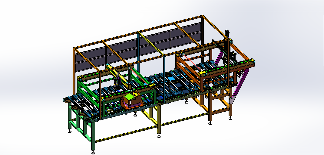 LED灯打螺丝组装收料打包设备